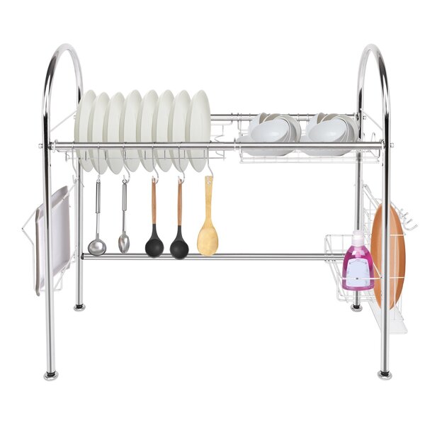 stainless steel dish rack large
